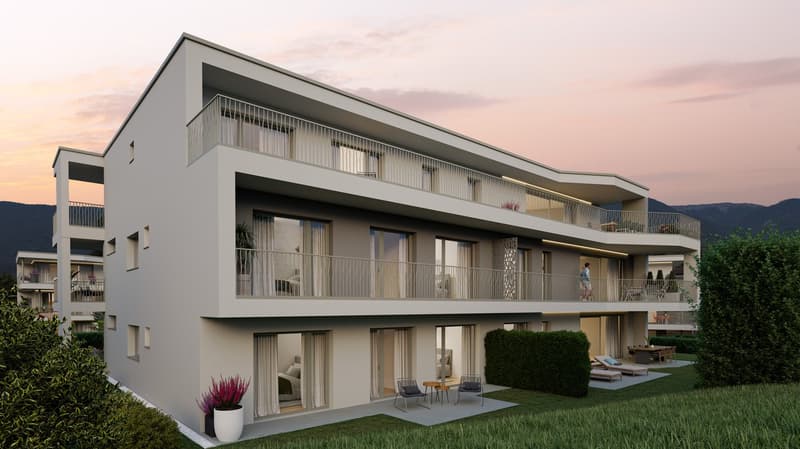 3.5-Zimmer-Wohnung im Erdgeschoss des Fünffamilienhauses – stilvolles Wohnen im Greenpark (1)