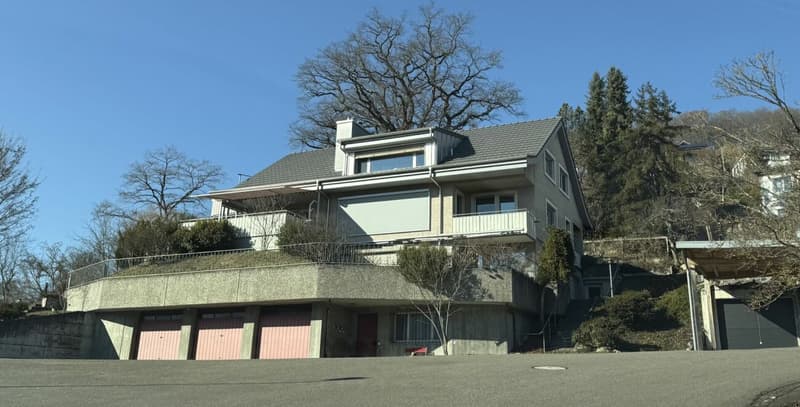 Top unterhaltene Liegenschaft mit wunderschöner Weitsicht.