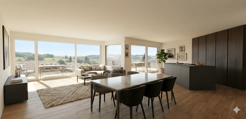 Family-friendly living in Bellach – exclusive 5.5-room apartment with 155 m² and large terrace (7)