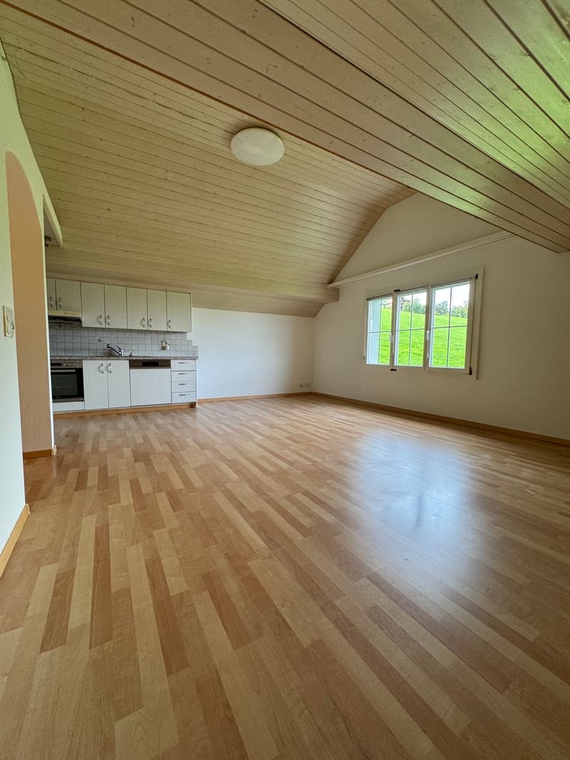 Ruhige 3.5-Zimmer-Wohnung im Grünen oberhalb Wollerau (2)