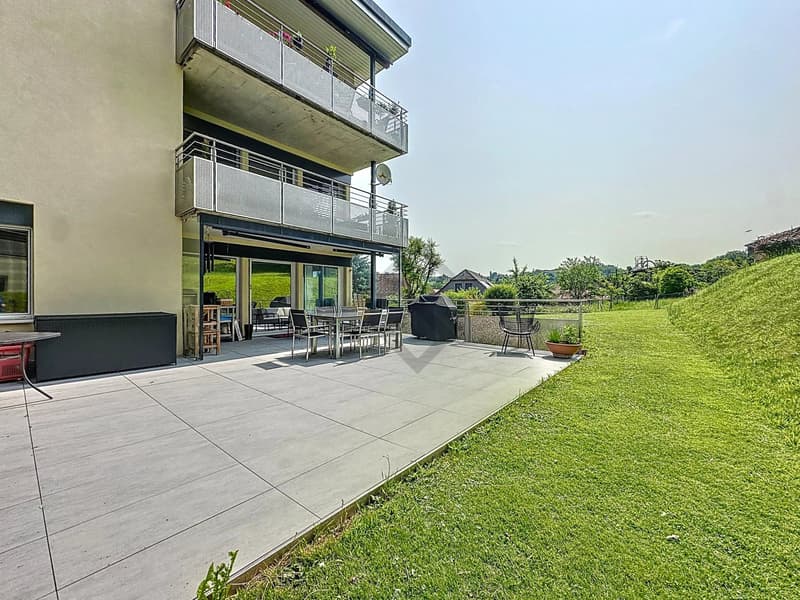 Apartment 4.5 rooms with garden, 25 minutes from Fribourg (2)