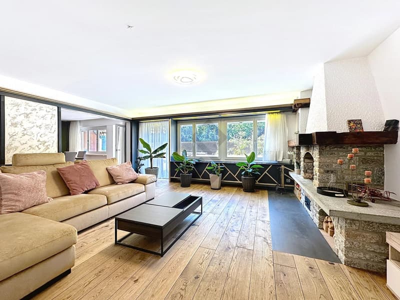 Spacious apartment with fireplace in Tourtemagne (3)