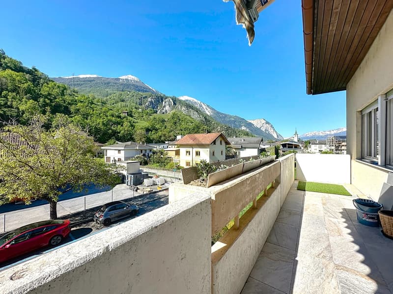 Spacious apartment with fireplace in Tourtemagne (9)