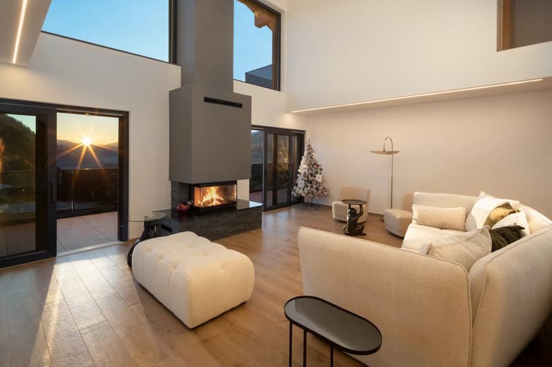 Chalet moderne à Crans-Montana avec vue imprenable (1)