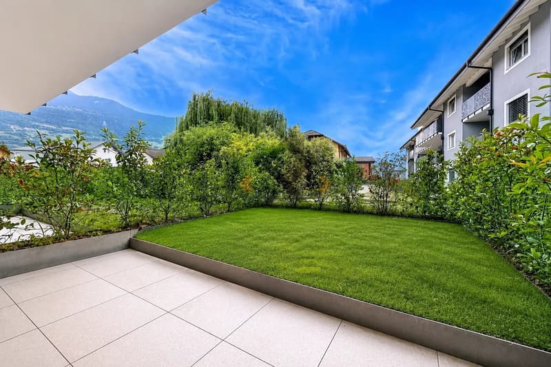 Bel appartement 3.5 pièces à Ardon avec jardin (7)