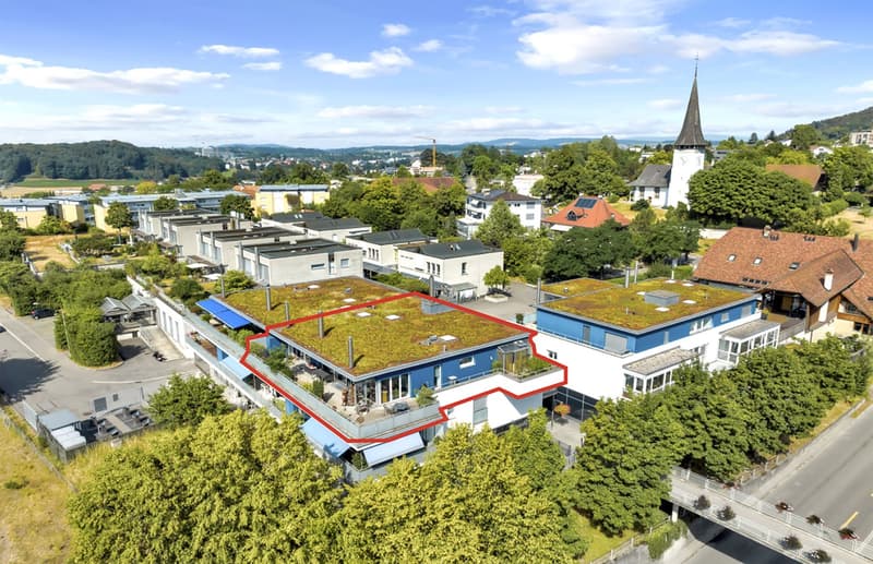 Modernes Attikawohnen im Zentrum von Bolligen (1)
