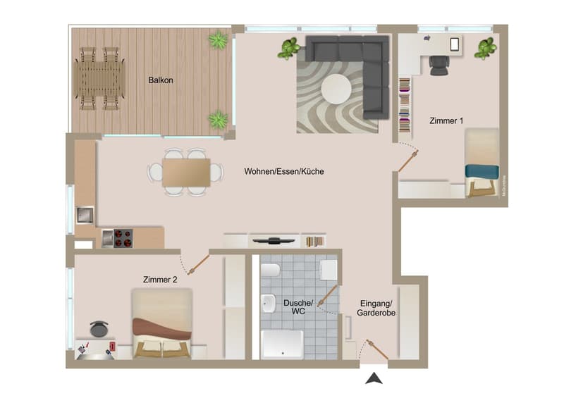BELLiSSA - Moderne 3.5-Zimmerwohnung (12)