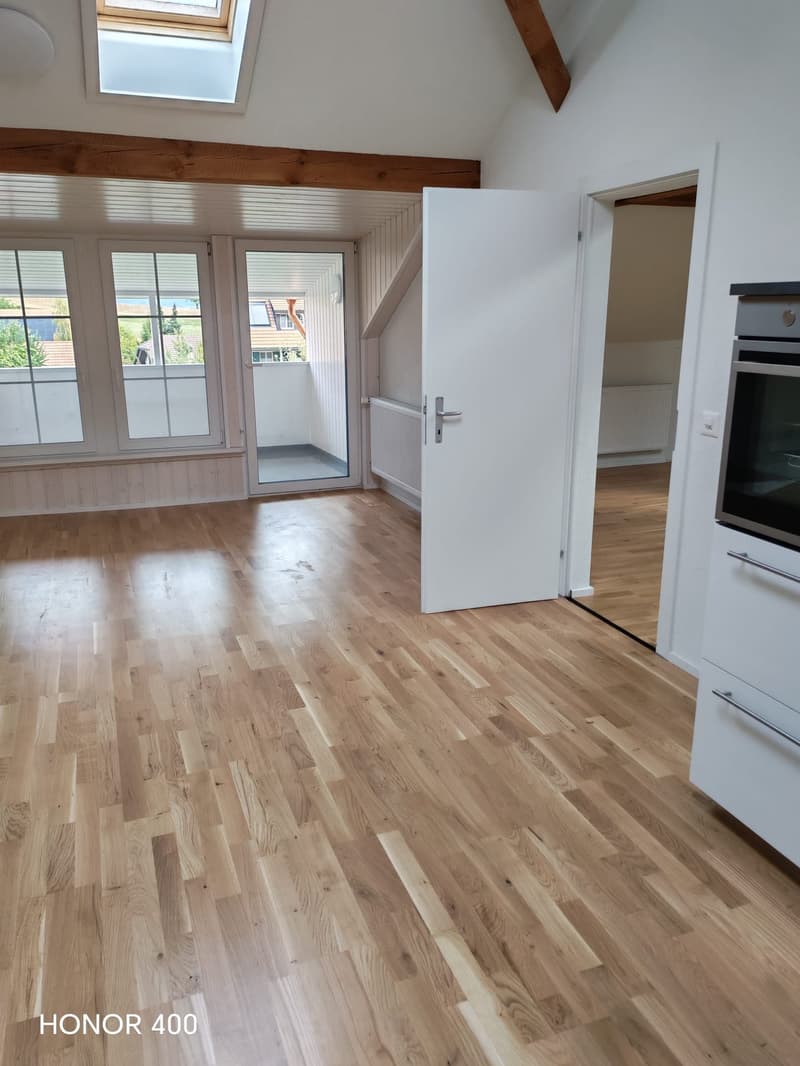 Charmante 3-Zimmer-Dachwohnung an der Hauptstrasse in Biezwil (2)