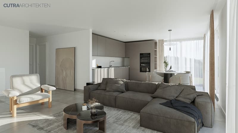Construction neuve de 4 maisons individuelles interconnectées avec garage (7)