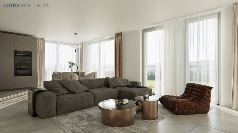 Construction neuve de 4 maisons individuelles interconnectées avec garage Maison 02 (6)