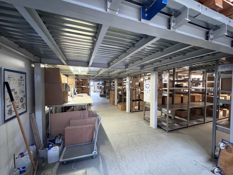 Magazzino strutturato al 1° piano con sistema di scaffalature – ideale per il commercio elettronico / piccole parti (NESSUN commercio di auto) (12)
