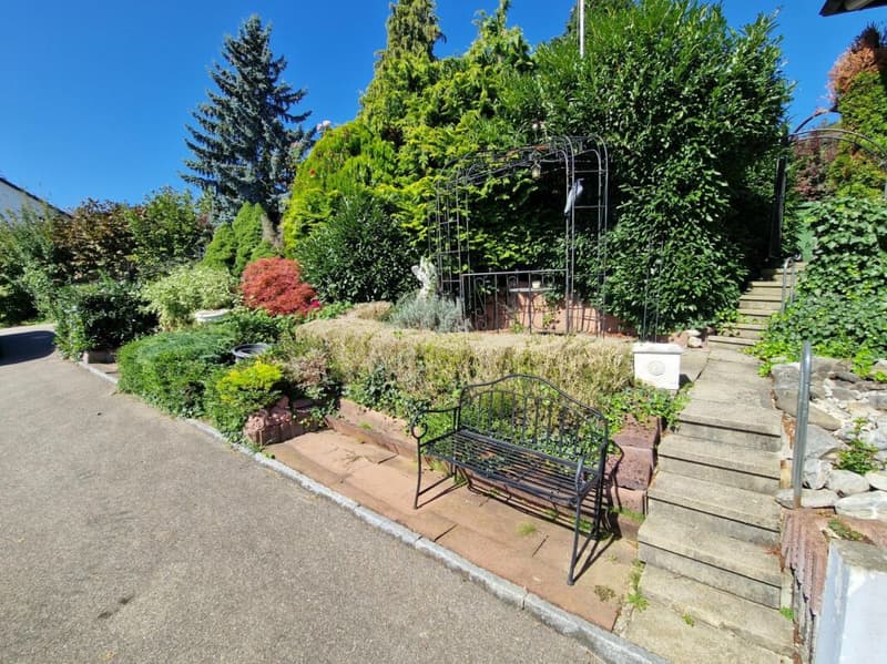 Sitzplatz bei Einfahrt