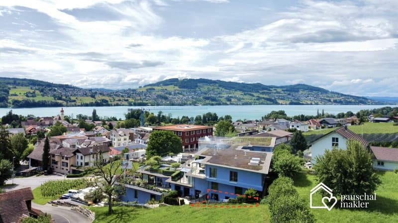 Exclusive 4.5-room apartment with large garden terrace, panorama & plenty of privacy in Hallwilersee (7)