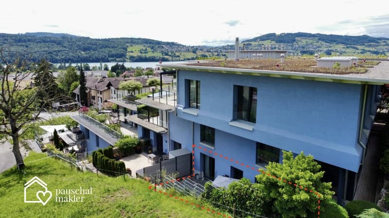 Exclusive 4.5-room apartment with large garden terrace, panorama & plenty of privacy in Hallwilersee (6)