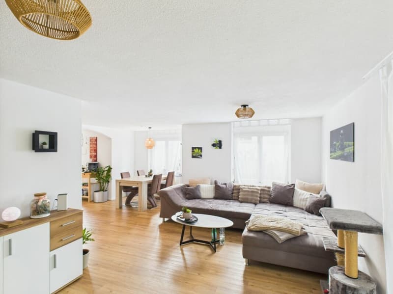 Wohnzimmer mit Essbereich