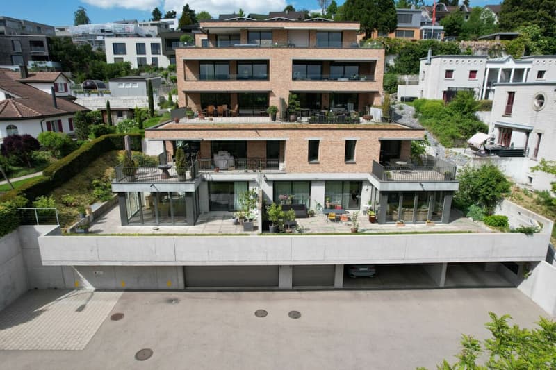 Traumhafte Terrassenwohnung mit Blick in die Alpen