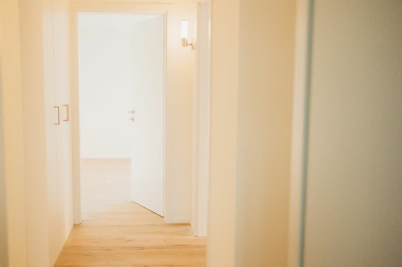 Korridor Blick in ein Zimmer