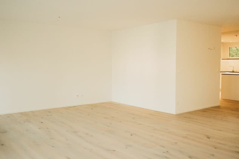 Wohnzimmer mit Blick in Küche