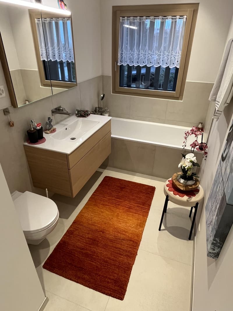 Appartamento di 4,5 locali di valore nuovo con ampio balcone (vista sulla montagna e sul lago) e 2 posti auto in parcheggio sotterraneo. (16)