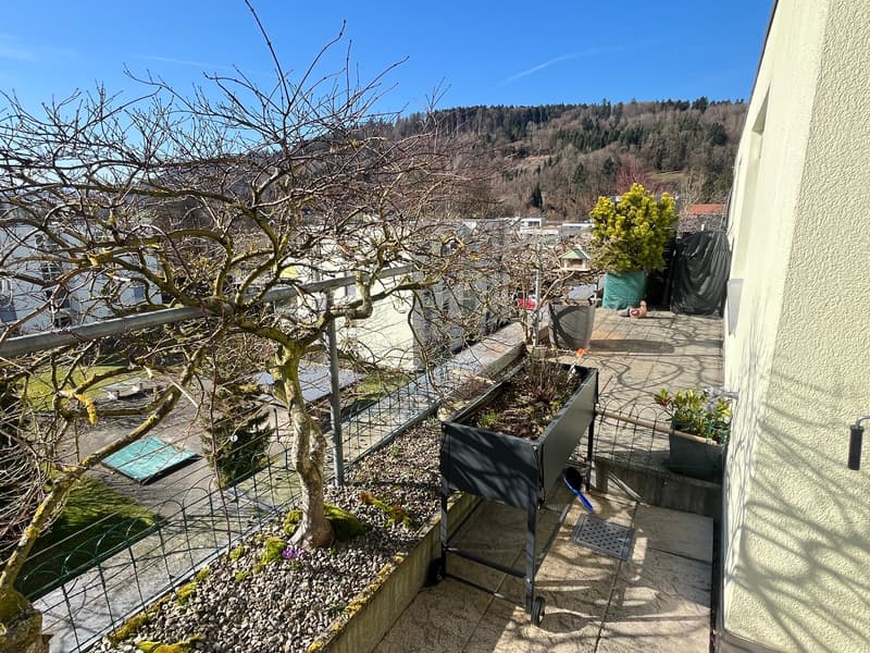 Sunny 4.5-room attic apartment with large terrace and parking space in the underground garage. (18)