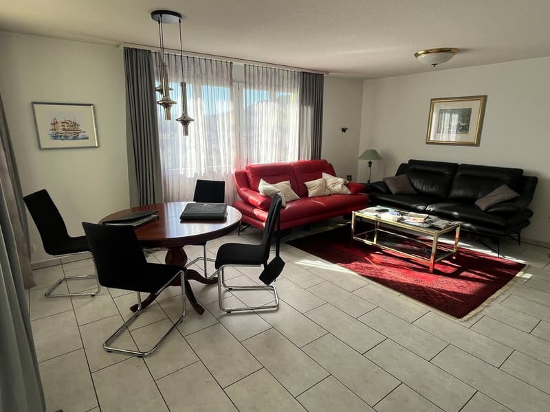 Appartement en attique de 4,5 pièces ensoleillé avec grande terrasse et place de parking dans le garage souterrain. (6)