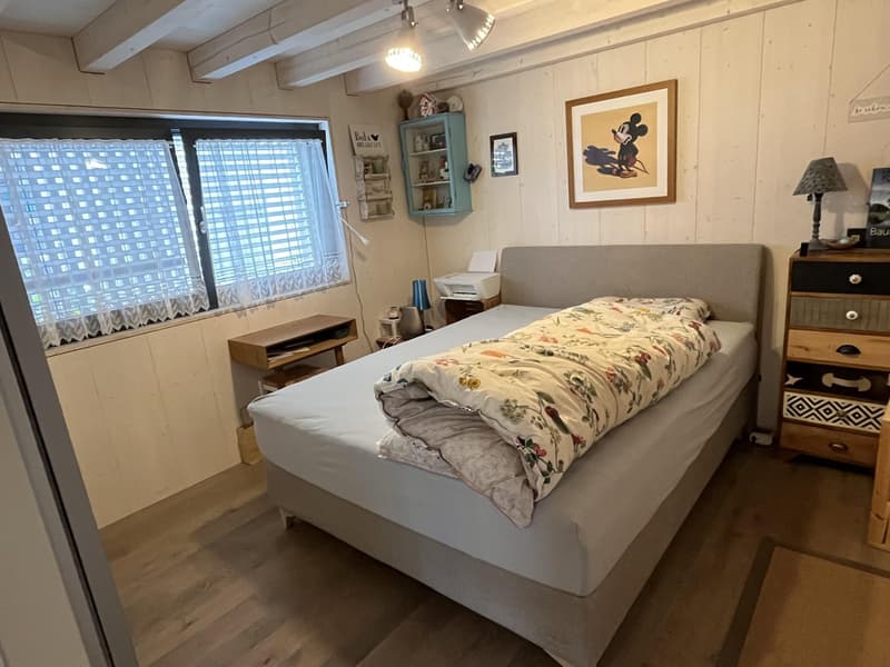Small house (2.5 rooms, as good as new) with garden in an idyllic location in the holiday village of Walde (with outdoor pool). (11)