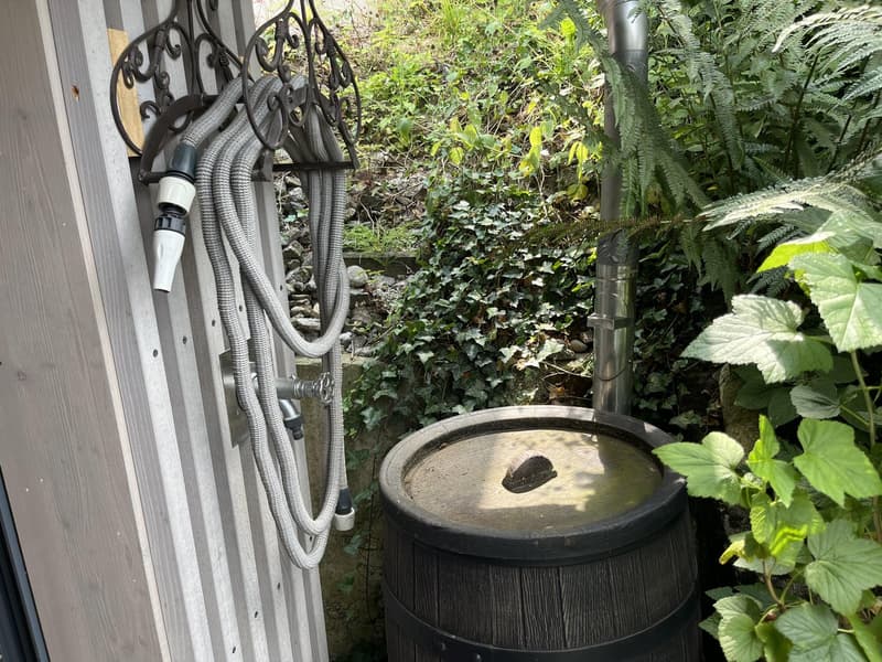 Small house (2.5 rooms, as good as new) with garden in an idyllic location in the holiday village of Walde (with outdoor pool). (18)