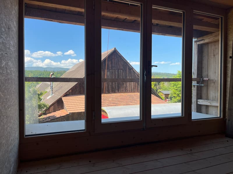 Bauernhausteil zum selber fertig ausbauen an ruhiger Lage mit schönem Garten. (14)