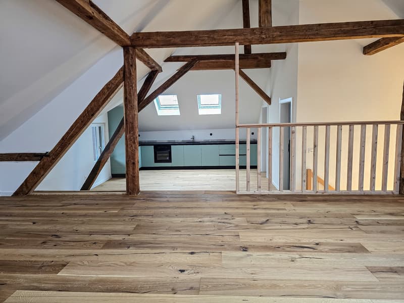 Charmante 2.5-Zimmer-Dachwohnung in Diessbach bei Büren (1)