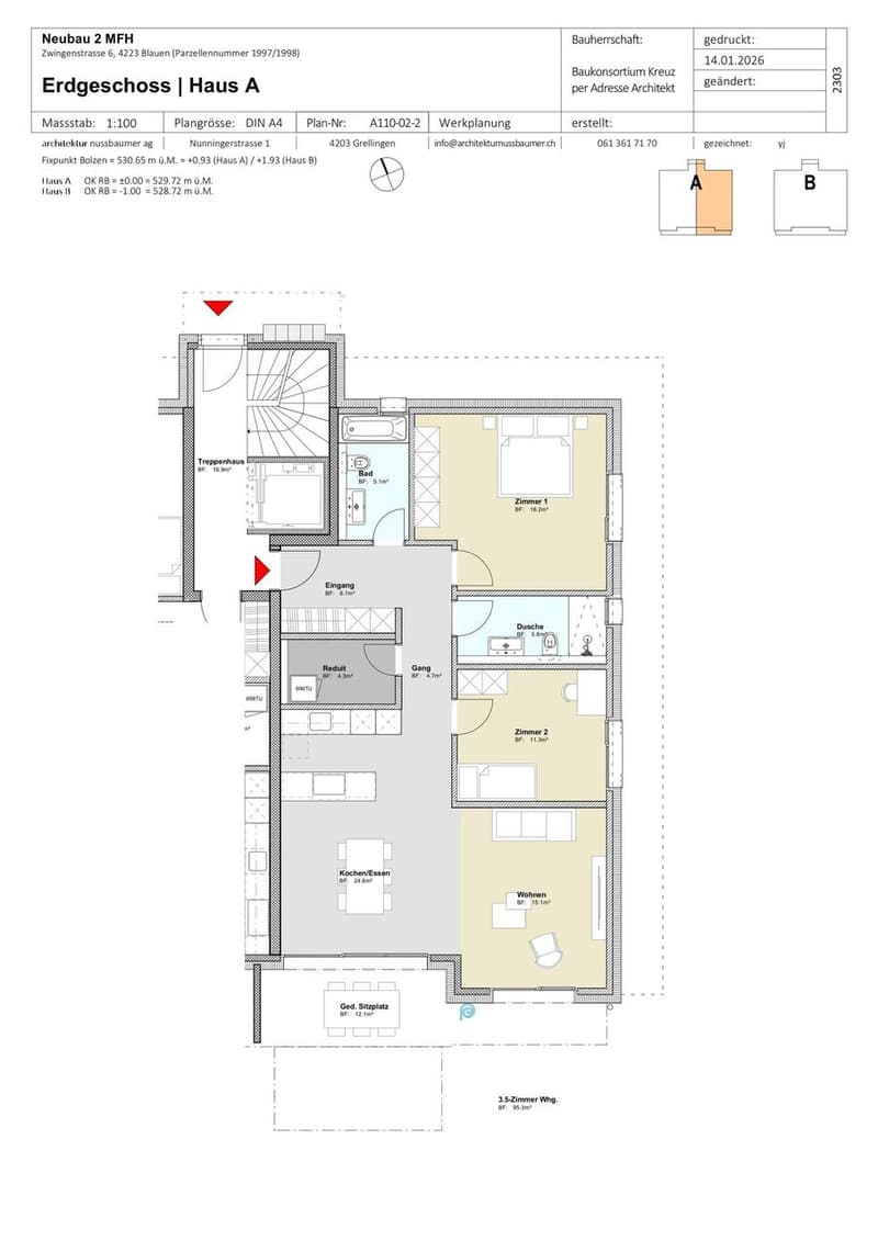 Primo affitto: Appartamento confortevole 3,5 locali con area giardino (3)