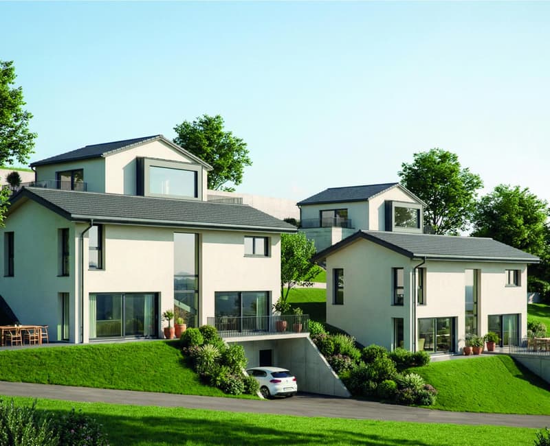2 magnificent individual villas to be built in Champlan – Grimisuat (2)