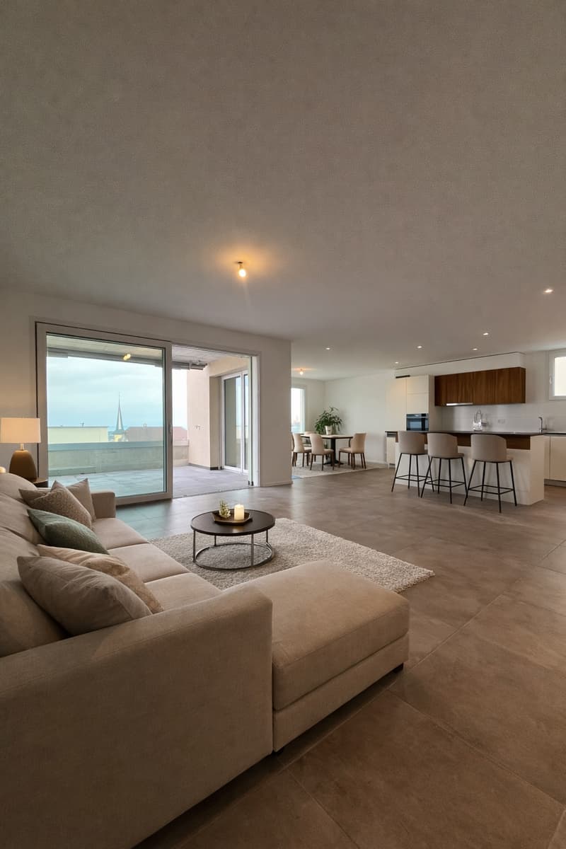 Magnificent 4.5-room apartment with large terrace and view (7)