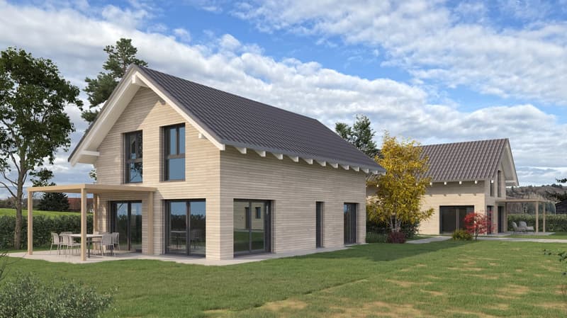 New construction of 5 single-family homes with 2 parking spaces each from CHF 1,060,000 (3)