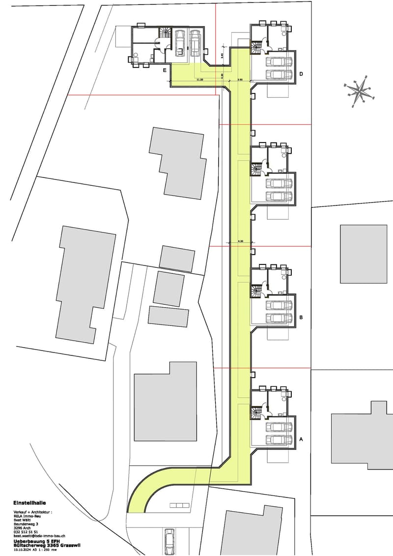 New construction of 5 single-family homes with 2 parking spaces each from CHF 1,060,000 (9)