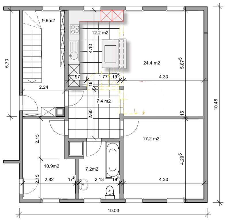 Neu sanierte 3.5-Zimmer-Wohnung in historischen Haus (13)