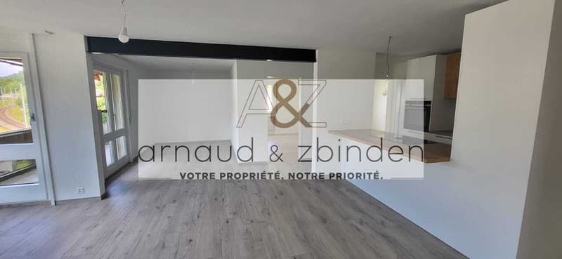 Appartement de 4 1/2 pièces avec balcon et garage à Saint-Imier (4)