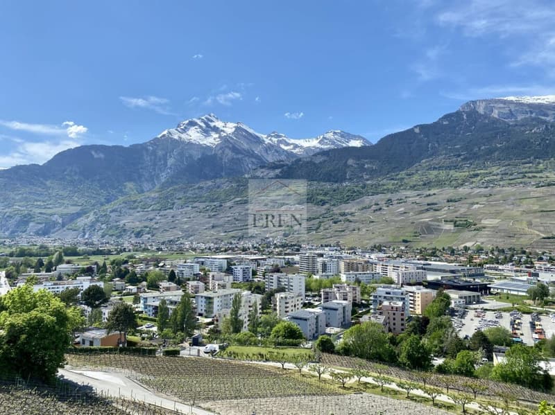 Résidence Palladio à Conthey : Appartements neufs haut de gamme du studio à l'attique loft 4,5 pièces