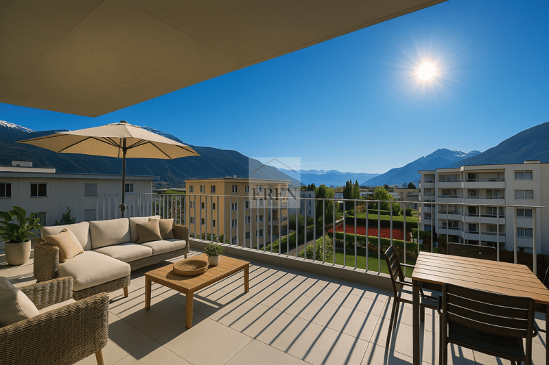Résidence Palladio à Conthey : Appartements neufs de standing du studio à l'attique 4,5 pièces