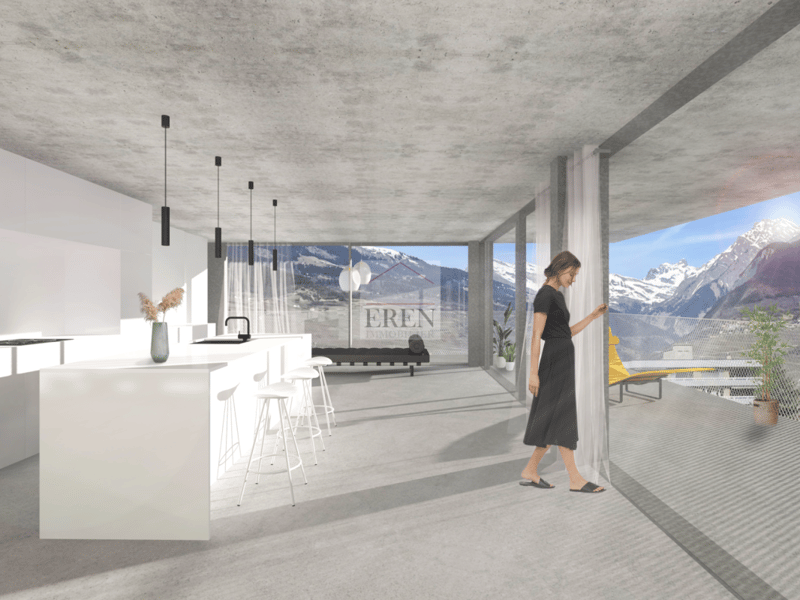 Résidence Palladio à Conthey : Appartements neufs de standing du studio à l'attique 4,5 pièces