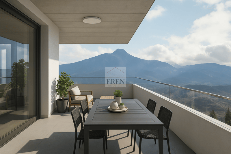 Apartment 3.5 rooms southwest on the second to last floor in Grône (10)