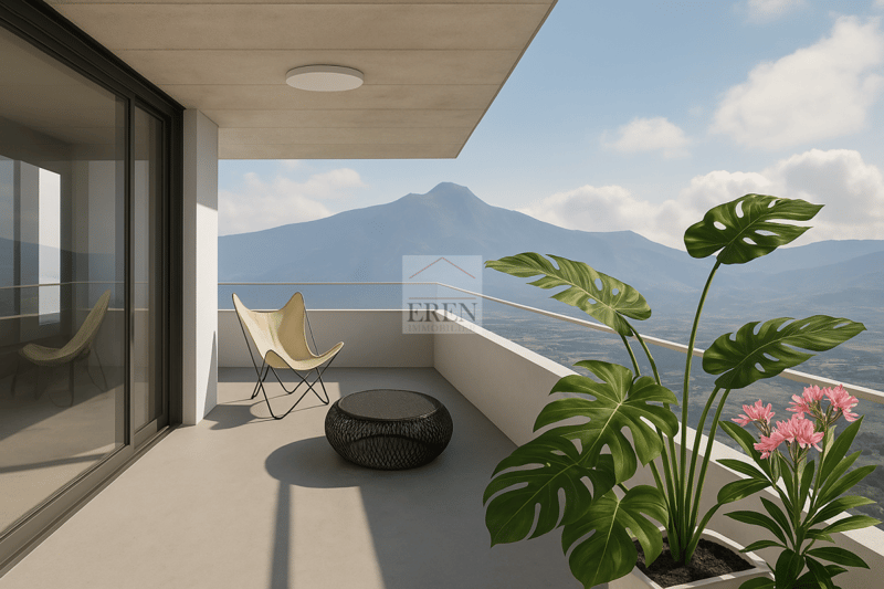 Apartment 3.5 rooms southwest on the second to last floor in Grône (9)