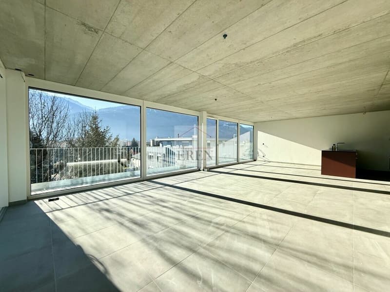 Attique 4,5 pièces neuf à vendre à Conthey