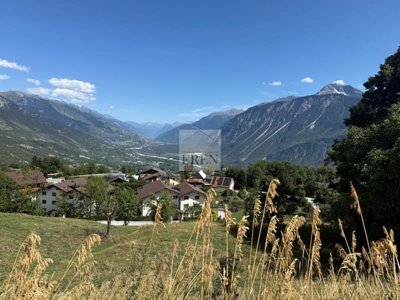 Terrain / parcelle à bâtir / construire à Mollens (Crans-Montana)