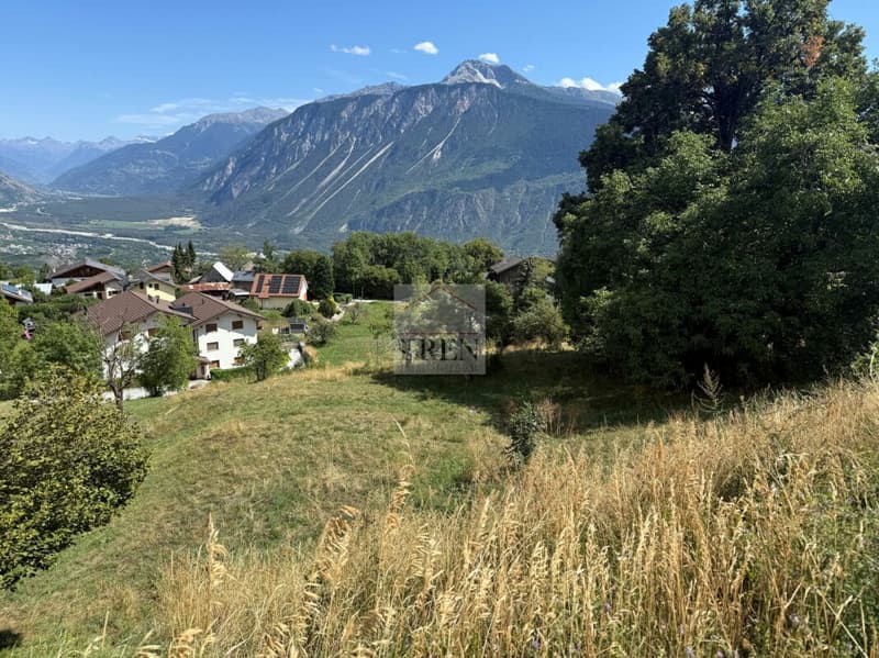 Terrain / parcelle à bâtir / construire à Mollens (Crans-Montana)