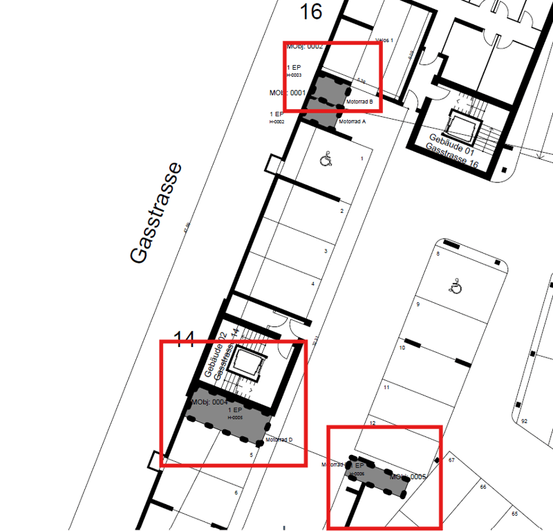 Parking space for cars near the train station (2)