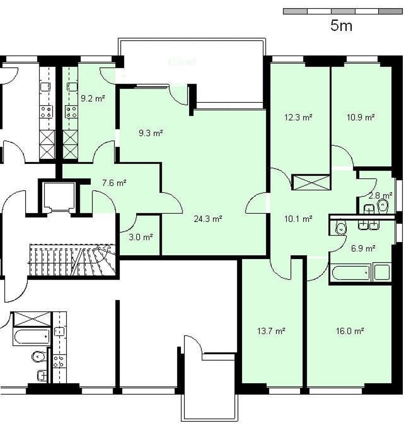 Top moderne Wohnung nähe Neuweilerplatz (9)