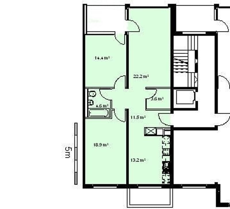 3 bedroom apartment near Novartis/BASF (8)