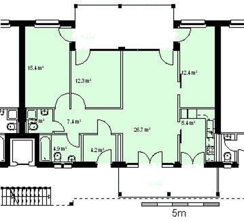 Tolle Wohnung mit zwei Gartensitzplätzen... (7)