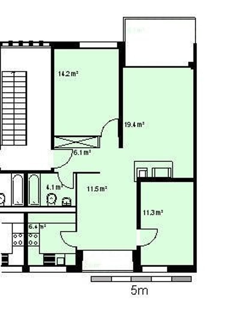 2.5 Zimmer-Wohnung mit zwei Balkonen und Cheminée (10)