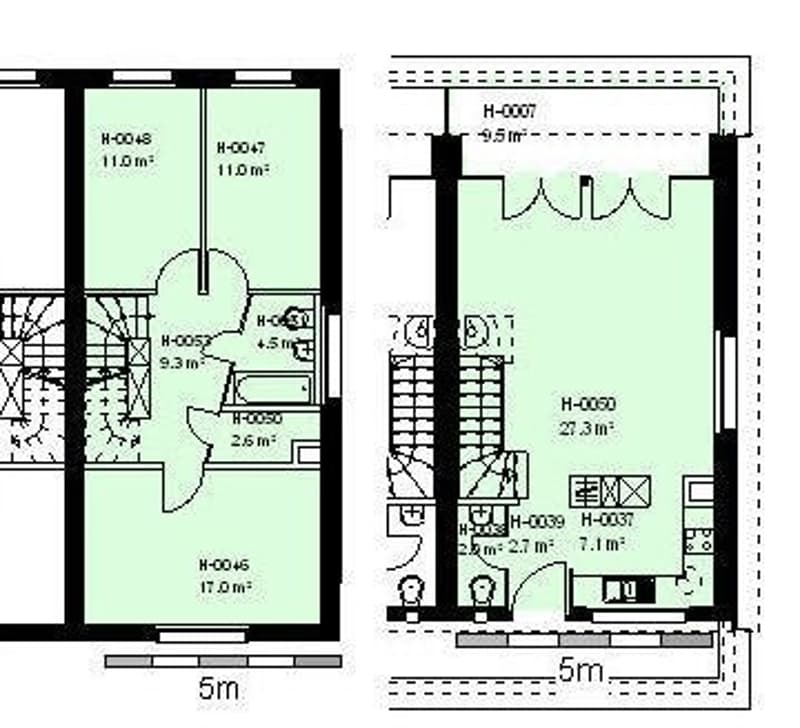 Appartement-maisonnette 4,5 pièces avec poêle suédois (9)